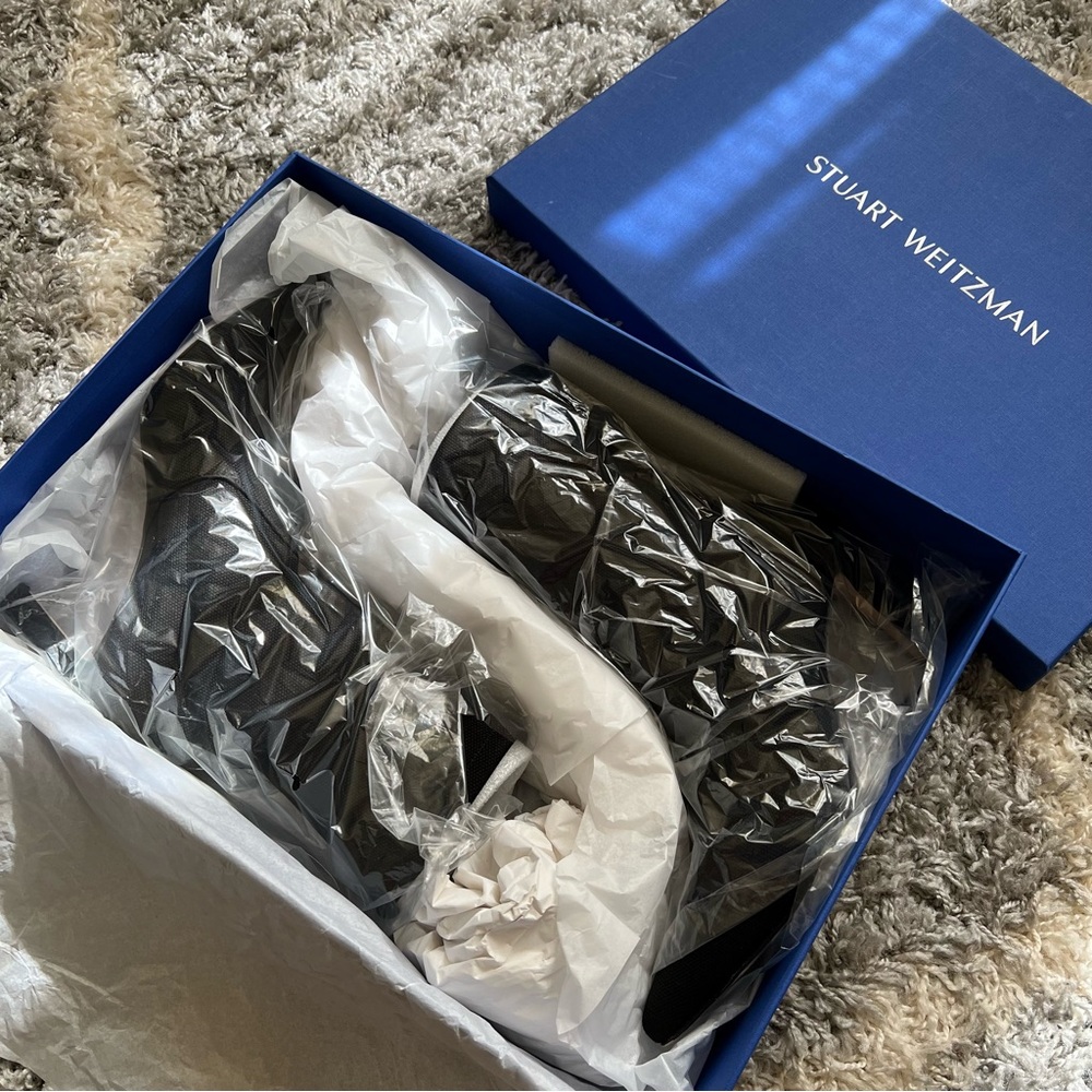 Stuart Weitzman Rapture 75 Stretch Bootie - Picture 6 of 16